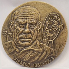 SPAIN 1881 - 1973 . PICASSO MEDAL . BRONZE